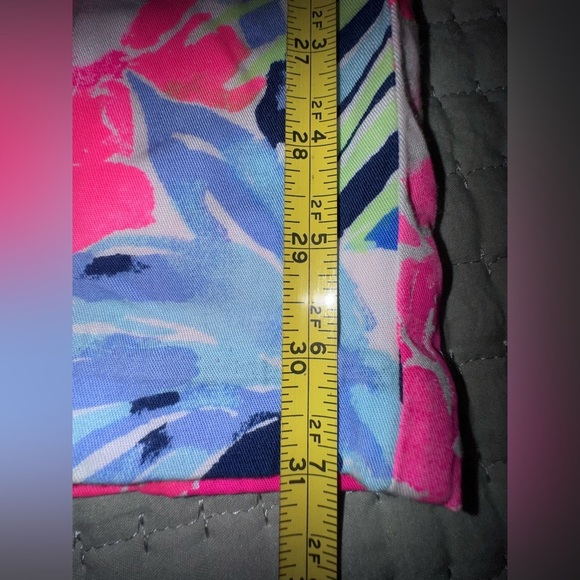 Lilly Pulitzer Women's Madeira Pants High Tide Navy Tropic Multi Size 2. VGUC - Picture 6 of 14